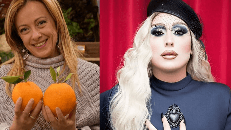 La drag risponde a Giorgia Meloni: "i bimbi ci vedono come fatine, se ci associate al sesso avete un problema" - giorgia meloni drag queen - Gay.it
