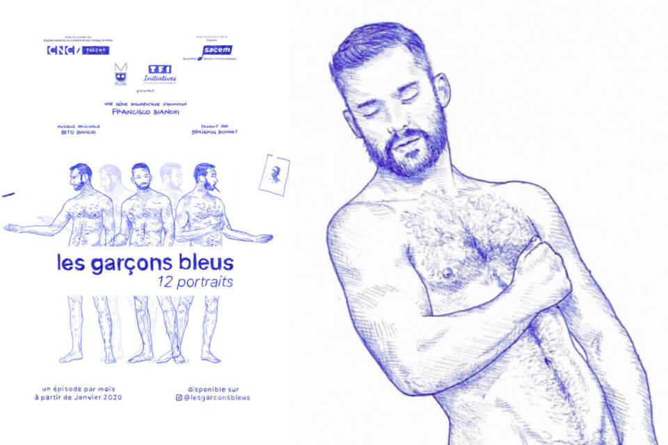 L'illustratore Francisco Bianchi esplora l'anatomia maschile in 12 ritratti - 1 1536x958 1 - Gay.it