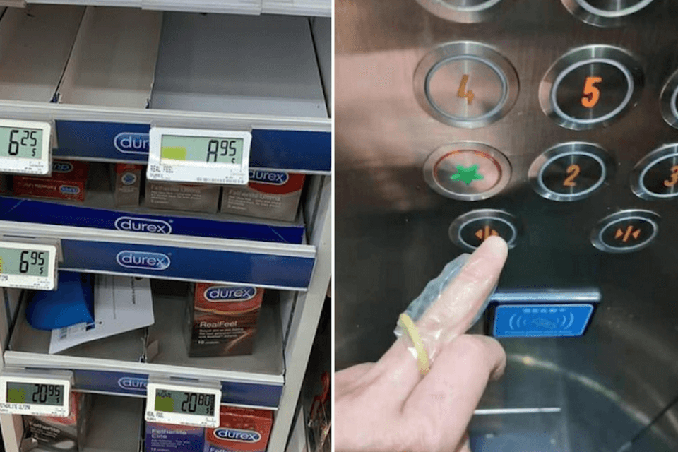 Coronavirus, preservativi sold out: ma la gente li usa per proteggere le dita