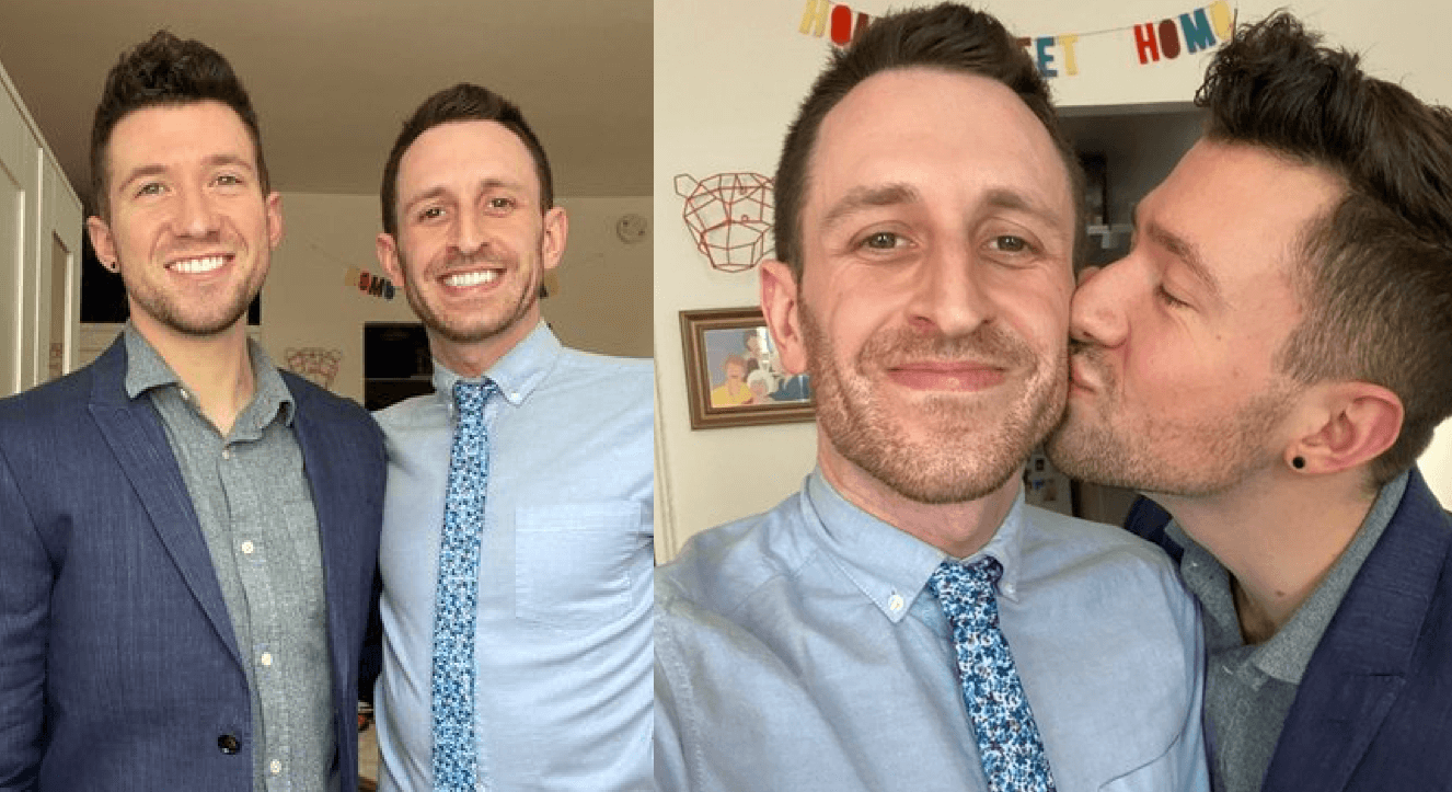 Coronavirus a New York: coppia gay si sposa in casa – le foto