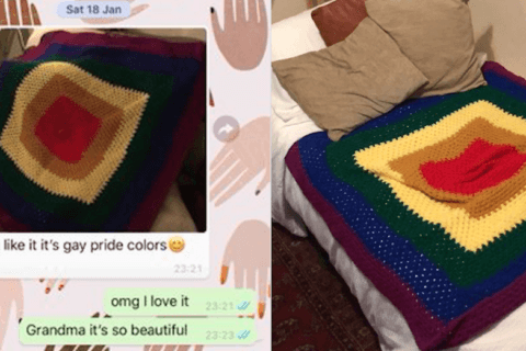 Realizzò coperta rainbow dopo il coming out della nipote: morta per Coronavirus nonna Jane - nonna jane - Gay.it