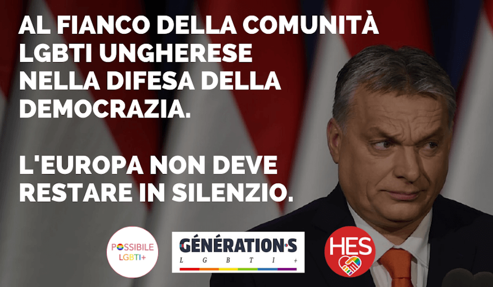 Mobilitazione europea sulle politiche anti-LGBTI di Viktor Orban, via alla raccolta firme