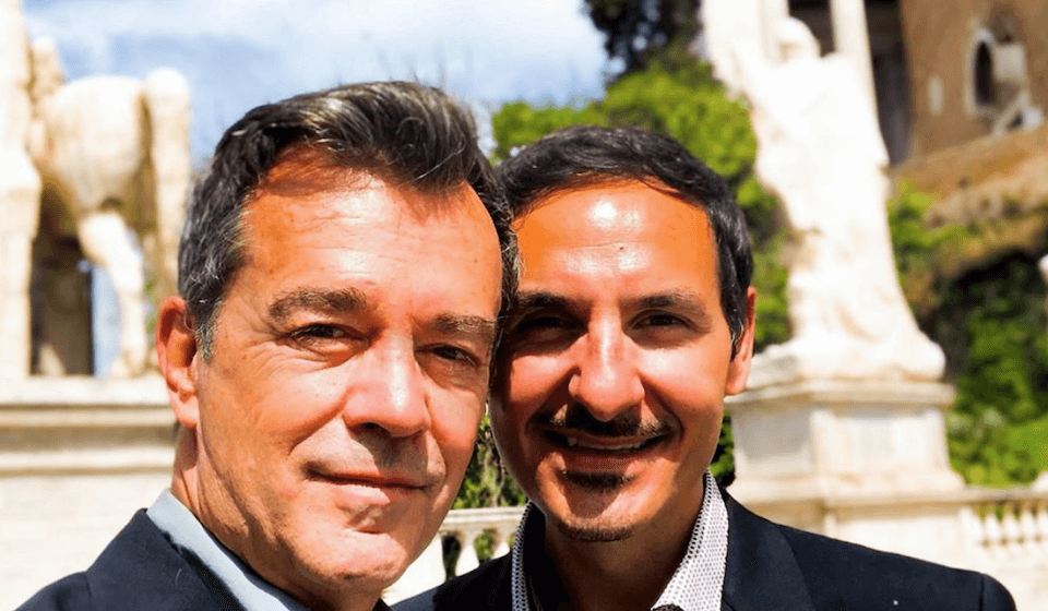 Marcello Cesena di Sensualità a Corte ha sposato Alessandro Iovine, la foto social