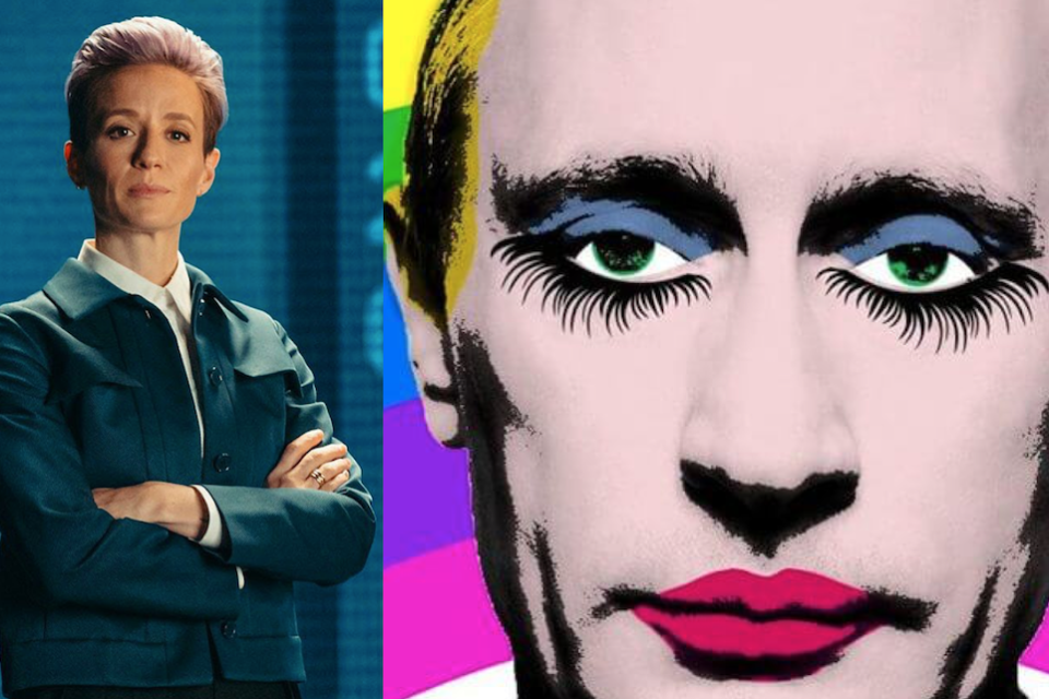 Megan Rapinoe vs. Vladamir Putin: "Sembra gay, è fondamentalmente una drag queen" - Megan Rapinoe vs. Vladamir Putin - Gay.it