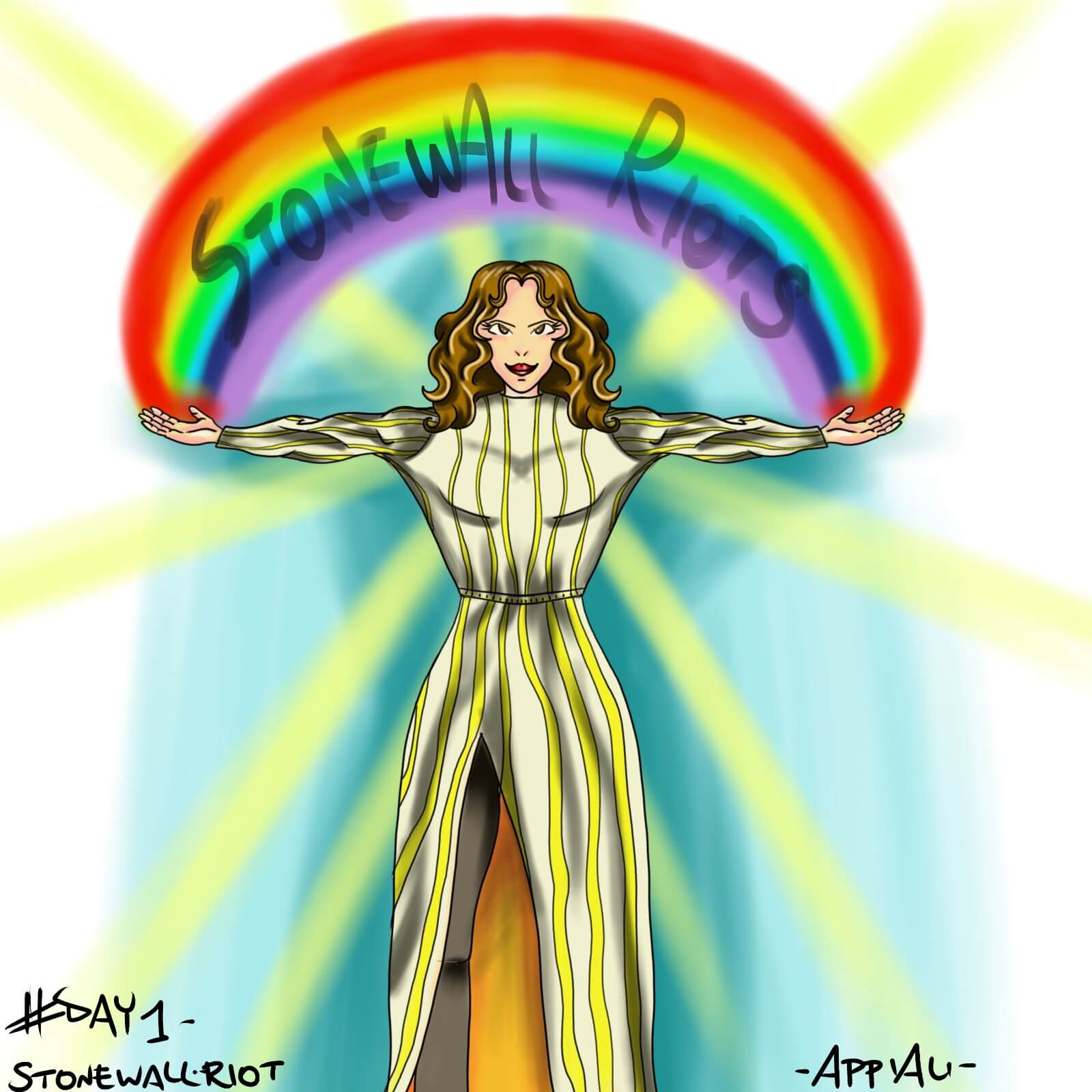 #TransparentRainbowChallenge, una challenge per la giornata contro l'omobistransfobia - Sylvia Rivera di Simona de Sario - Gay.it
