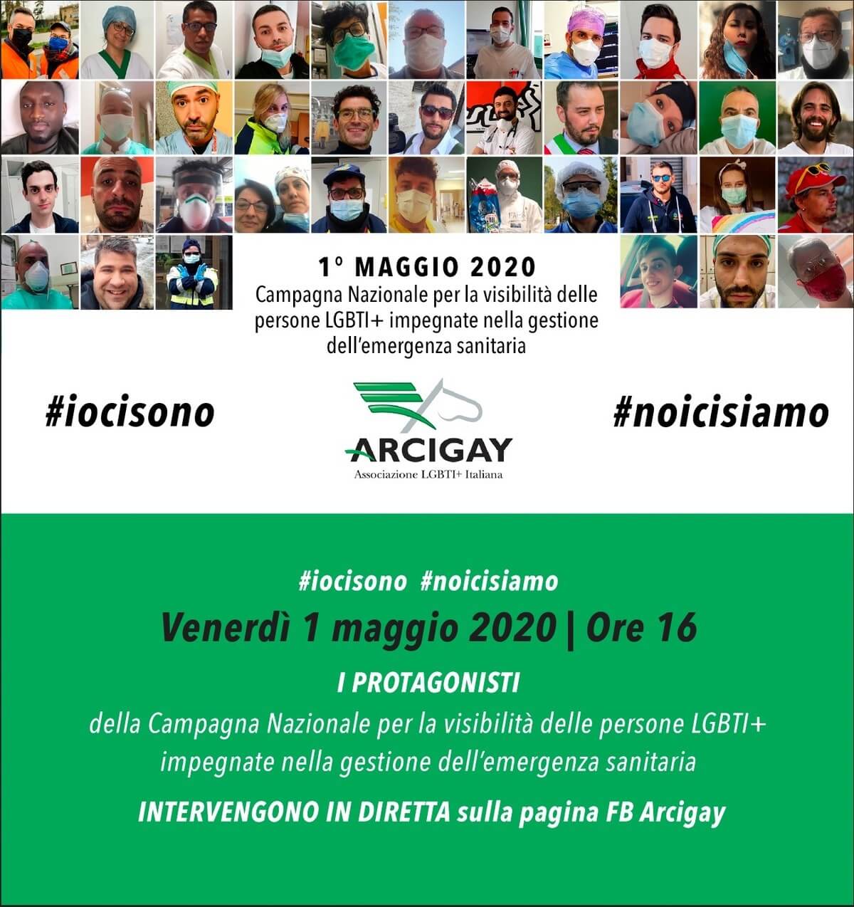 #NoiCiSiamo, la campagna Arcigay con i lavoratori LGBT in prima linea contro il Covid-19 - video - campagna arcigay covid19 2 - Gay.it
