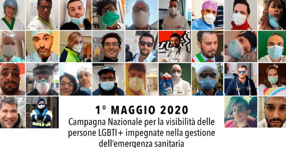 #NoiCiSiamo, la campagna Arcigay con i lavoratori LGBT in prima linea contro il Covid-19 – video