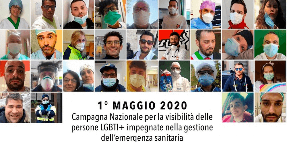 #NoiCiSiamo, la campagna Arcigay con i lavoratori LGBT in prima linea contro il Covid-19 – video