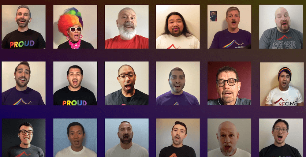 Il coro gay di San Francisco canta per la prima volta dall’isolamento, il bellissimo video