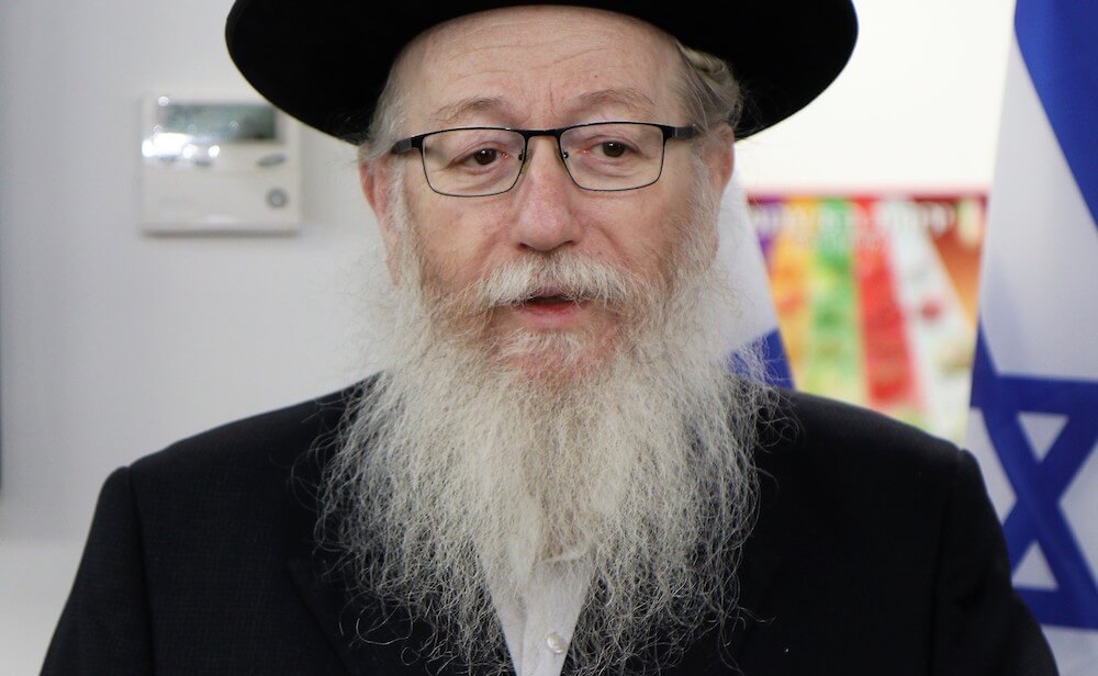 Coronavirus, positivo l’omofobo ministro Yaakov Litzman