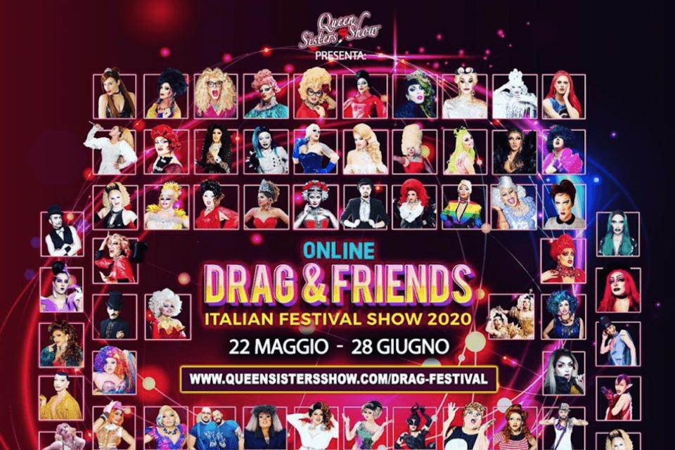 Drag and Friends, arriva sul web il primo festival  italiano con spettacoli drag – video