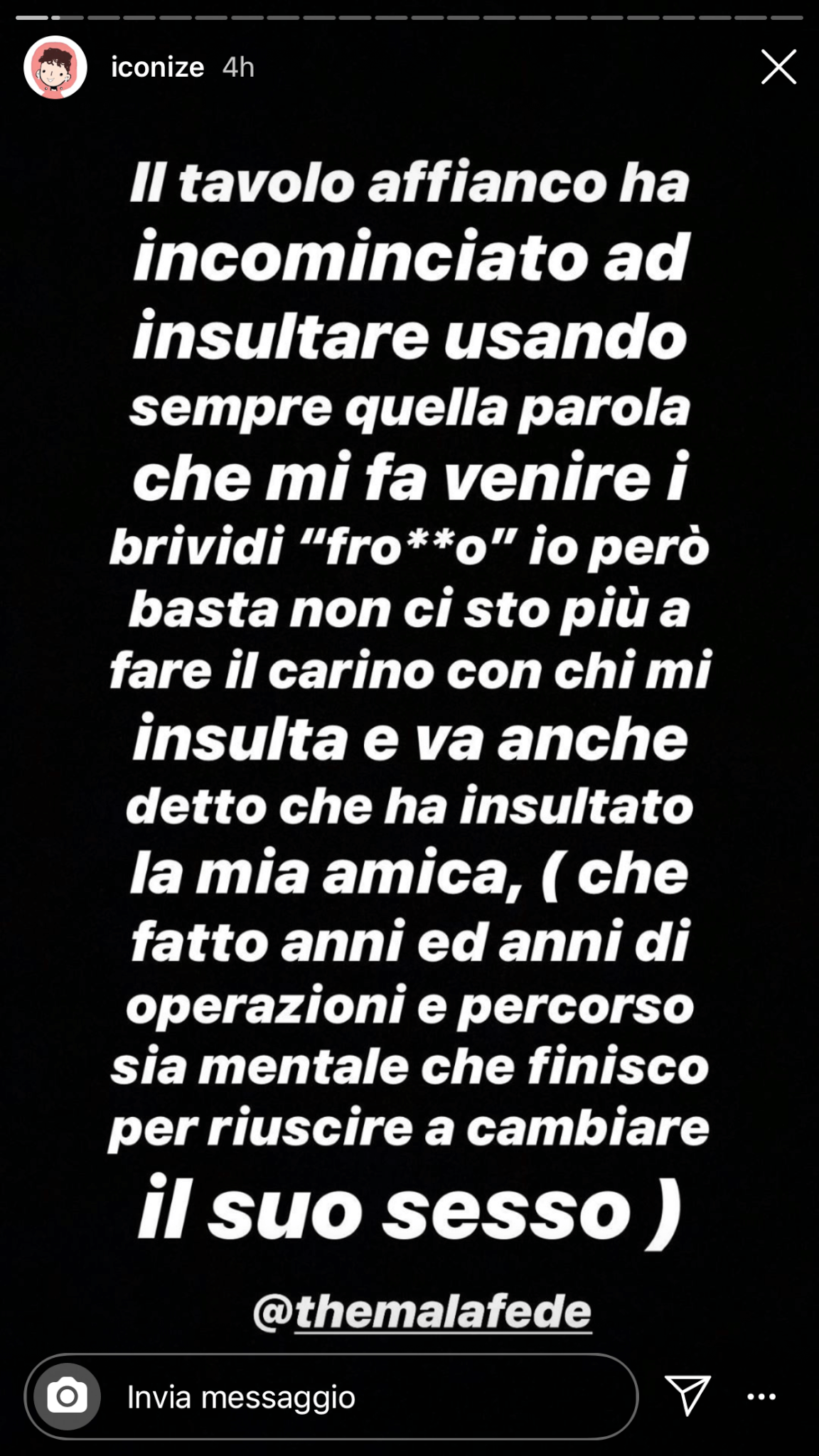 Iconize denuncia un'altra notte di omofobia a Milano: insulti e amica trans presa a sediate - IMG 0552 2 - Gay.it