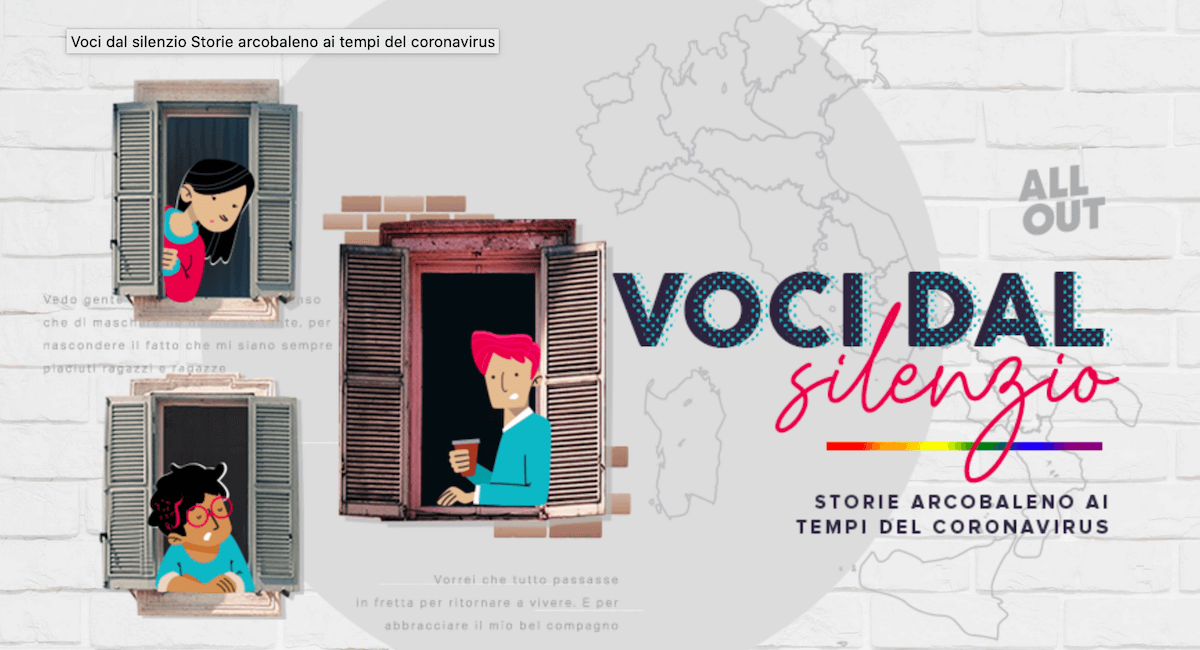 Storie LGBT ai tempi del COVID-19: Infrangere il Silenzio a pochi giorni dalla Giornata contro l’Omofobia