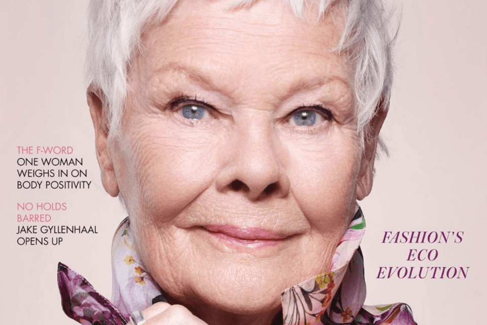 Judi Dench a 85 anni sulla copertina di Vogue UK: primato storico per la leggendaria attrice