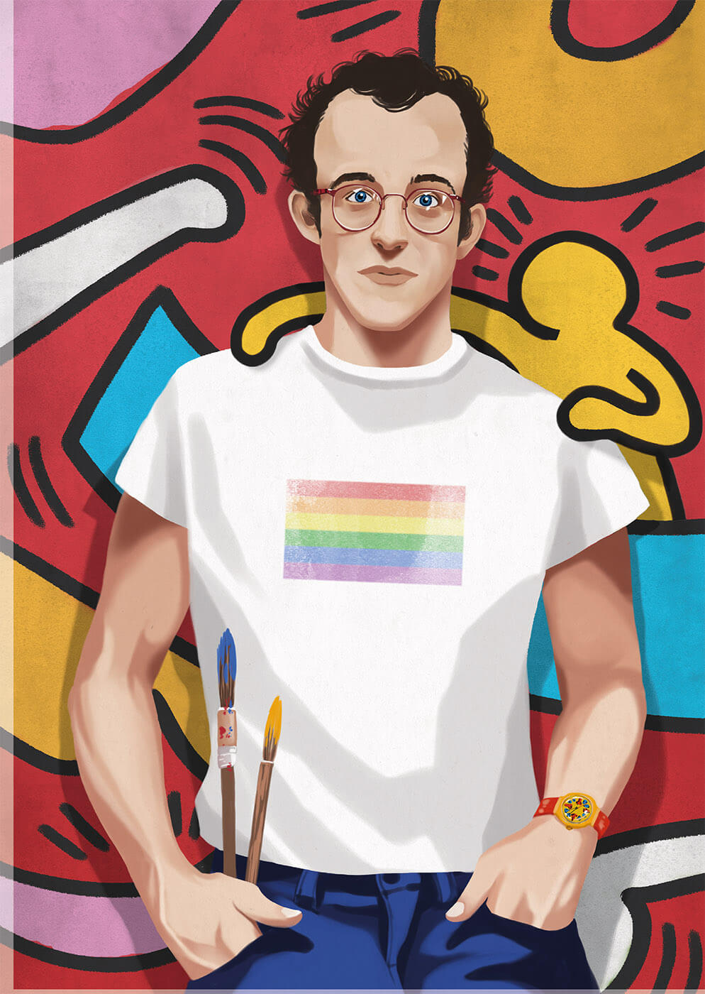 Arriva in libreria una raccolta di biografie di eroi LGBT del nostro tempo, intervista all'autore Giovanni Molaschi - Keith Haring - Gay.it