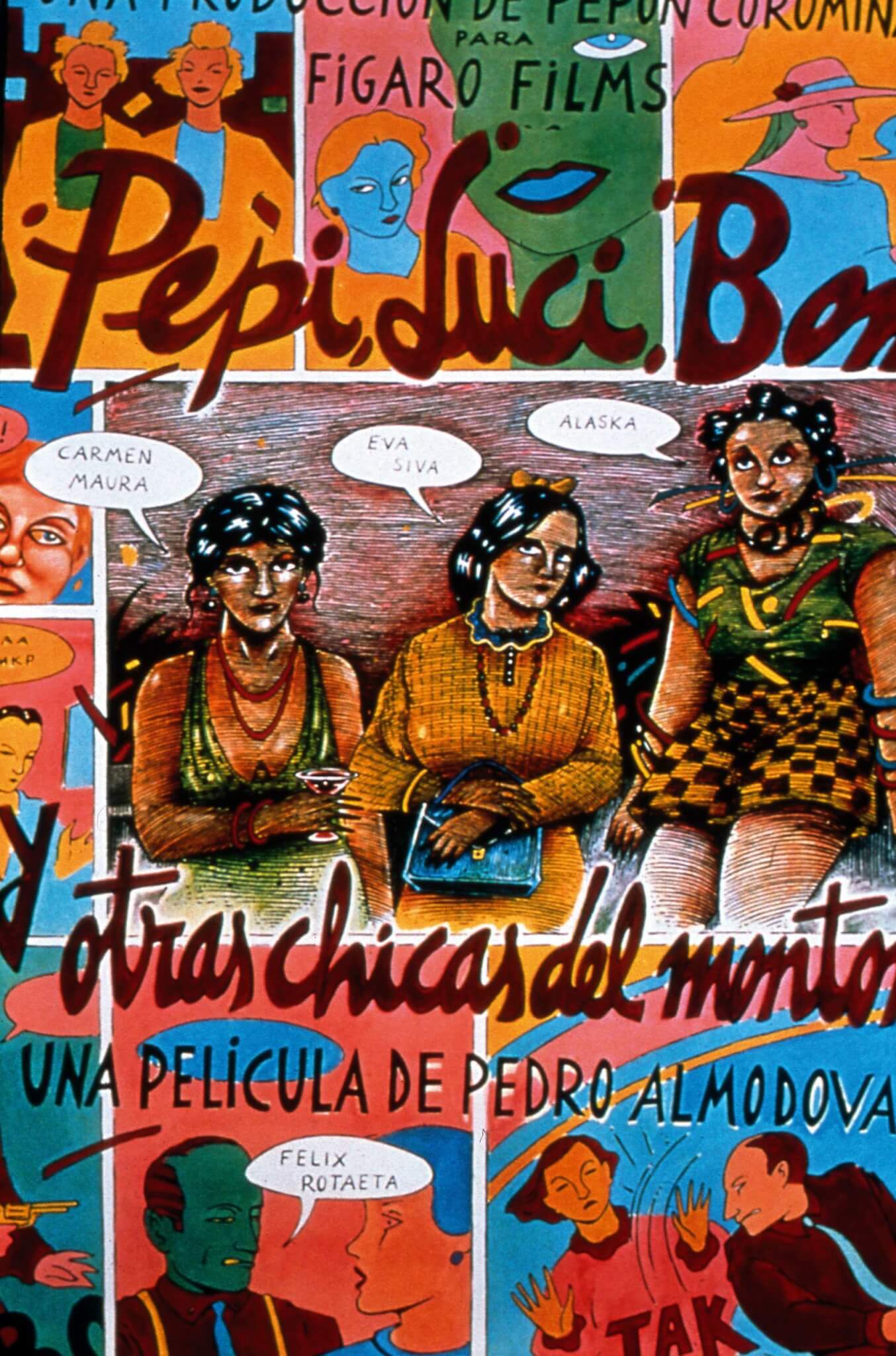 Pepi, Luci, Bom e le altre ragazze del mucchio, 40 anni fa Pedro Almodovar faceva il suo esordio alla regia - Pepi Luci Bom poster scaled - Gay.it