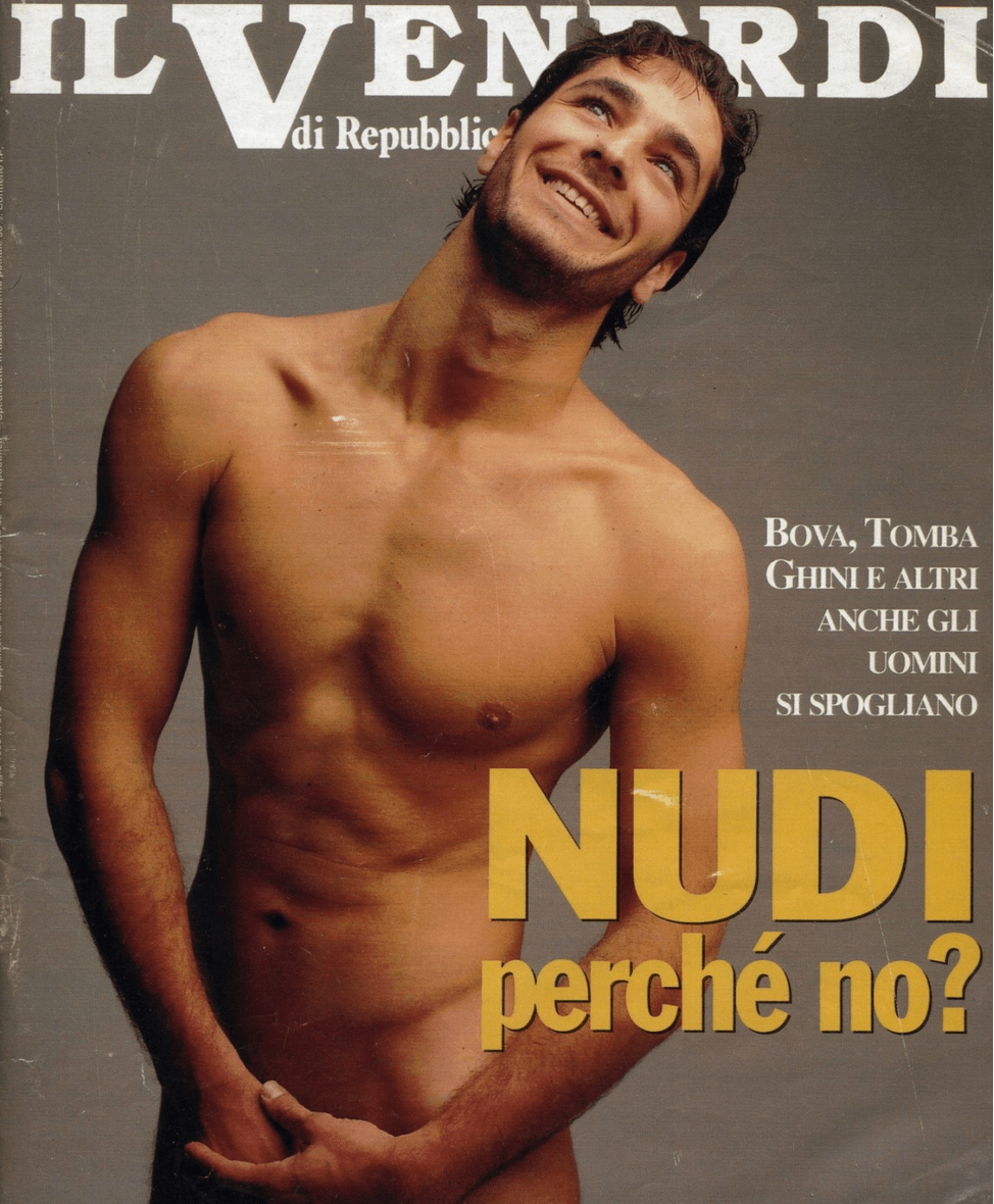 Raoul Bova nudo sul Venerdì di Repubblica, 25 anni fa storica prima volta per sdoganare la nudità maschile - Raoul Bova nudo - Gay.it