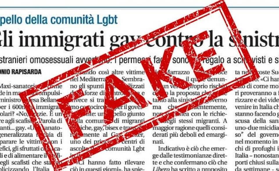 Replica a Libero: NON è vero che la comunità LGBT+ è contraria alla regolarizzazione dei migranti - Replica a Libero - Gay.it