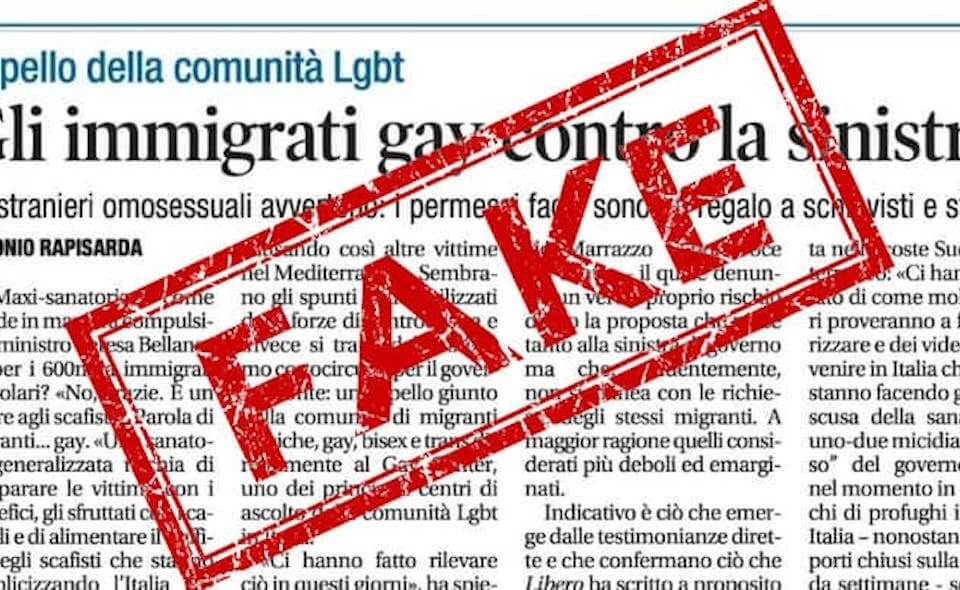 Replica a Libero: NON è vero che la comunità LGBT+ è contraria alla regolarizzazione dei migranti