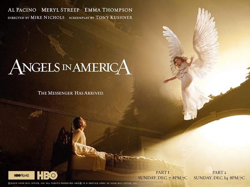 NOW TV, 10 film LGBT da non perdere - angels in america serie tv - Gay.it