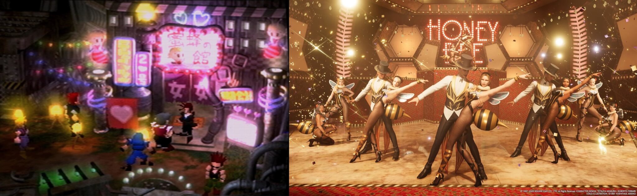 Dolcemiele e crossdressing in Final Fantasy 7 Remake