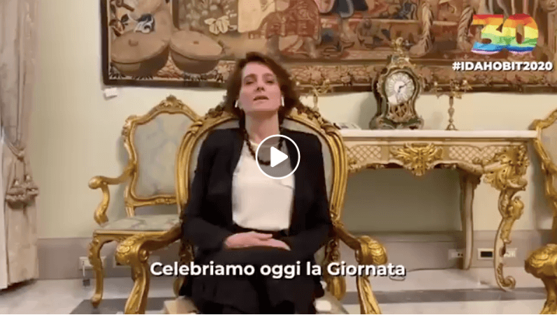 Giornata contro l’omofobia: il videomessaggio del Ministro Elena Bonetti