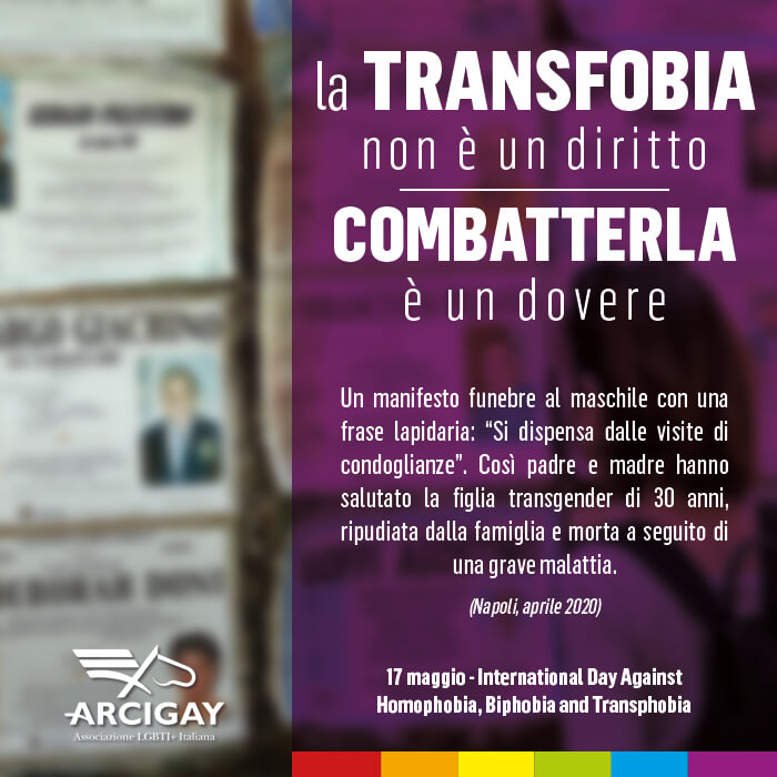 Omotrasfobia, 138 denunce pubbliche in un anno nel report Arcigay: maglia nera al nord - transfobia - Gay.it