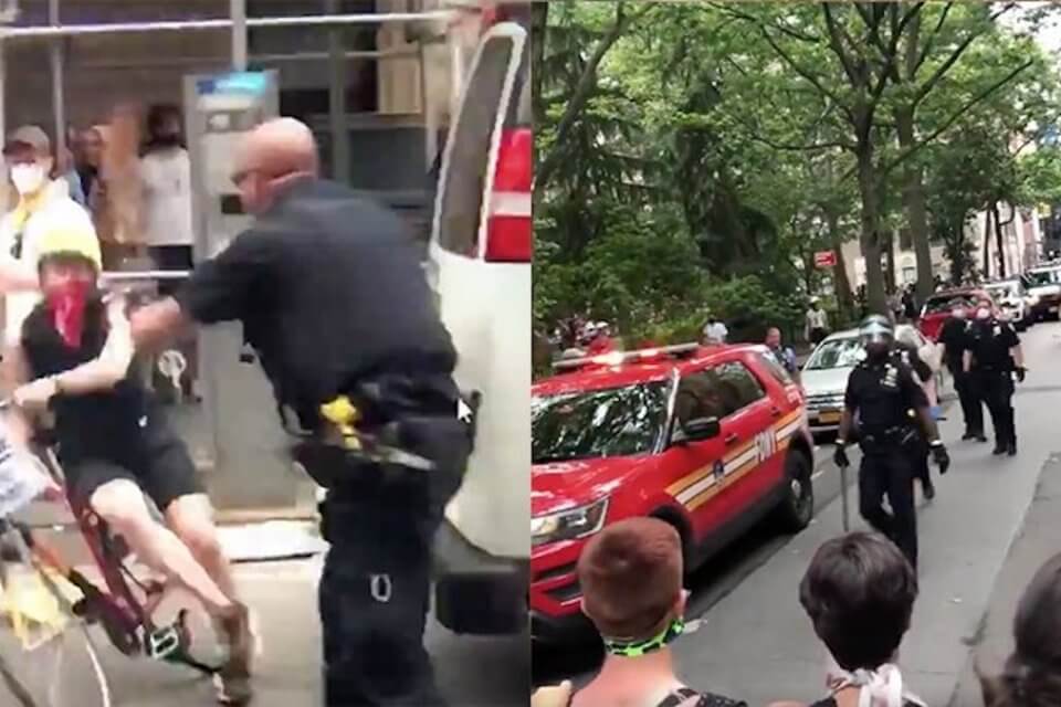 51 anni dopo Stonewall, la polizia di New York attacca i manifestanti LGBT - i video - 51 anni dopo Stonewall la polizia di New York attacca i manifestanti LGBT - Gay.it