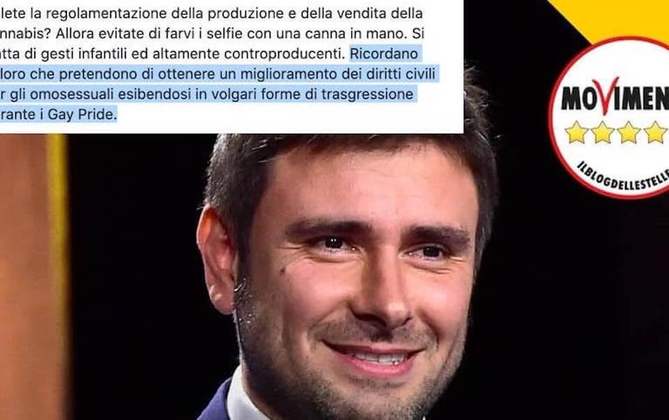 Alessandro Di Battista attacca i Pride:"c'è chi pretende diritti esibendosi in volgari forme di trasgressione" - Alessandro Di Battista pride - Gay.it