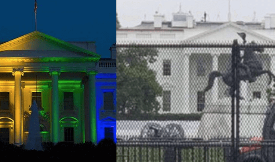 Dall’arcobaleno all’esercito, la Casa Bianca in 5 anni da Obama a Trump: “è il sovranismo spiegato in modo semplice”