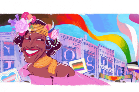 Google celebra Marsha P. Johnson con un Doodle speciale - Google celebra Marsha P. Johnson con un Doodle speciale - Gay.it