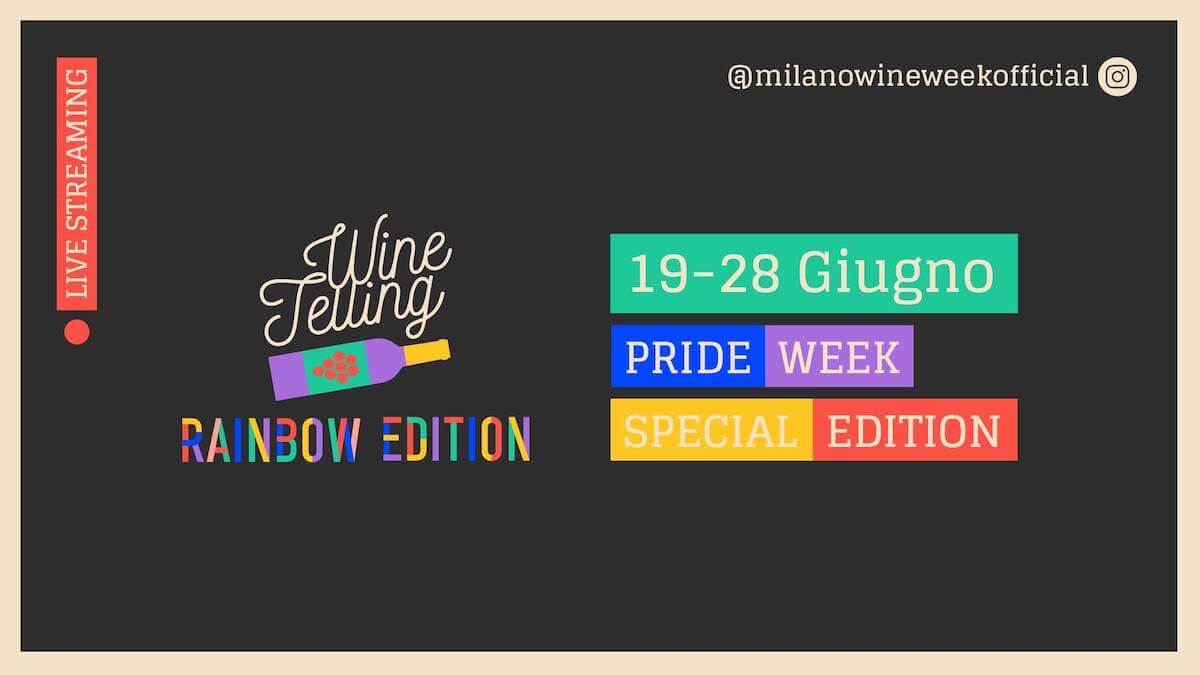 Milano Wine Week, arrivano i “WineTelling” in versione rainbow