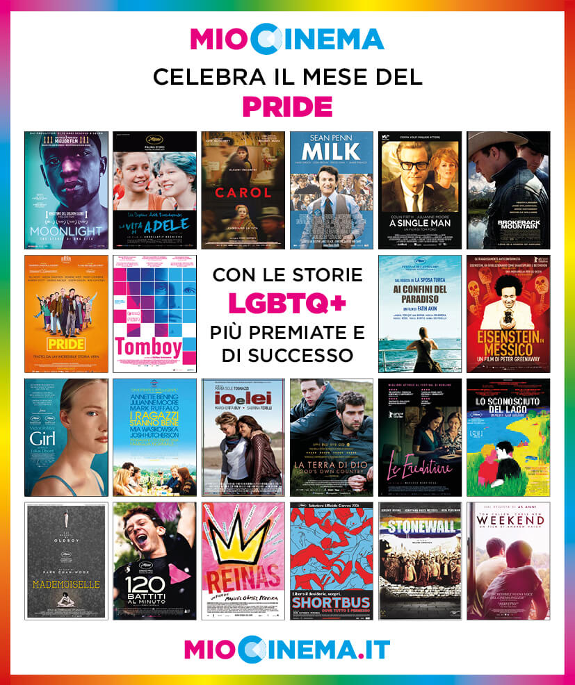 MioCinema celebra il Pride Month con 22 film LGBT - MioCinema Asset LGBTQ - Gay.it