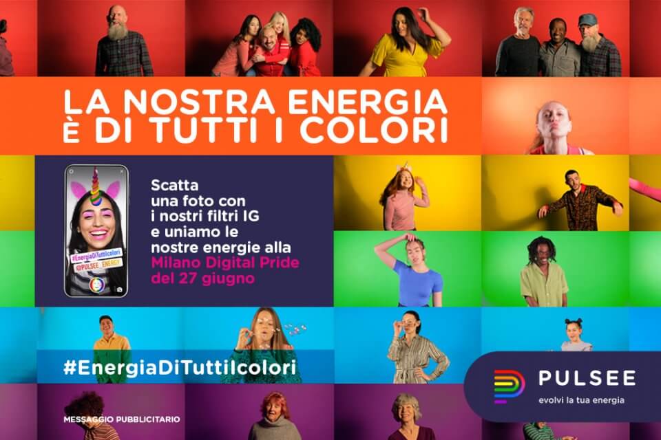 Un pride sui principali megaschermi di Milano: Pulsee lancia la Digital Parade - PLS De Amicis 1008 x 672 - Gay.it