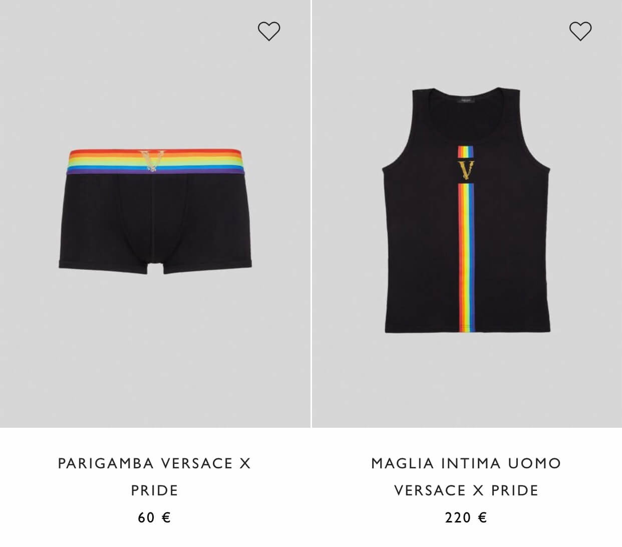 Versace lancia Capsule Collection