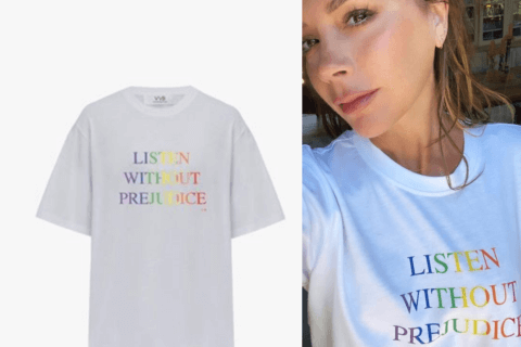 Victoria Beckham celebra il Pride con una t-shirt che omaggia George Michael: parte dei ricavati ad assoziazioni LGBT - Victoria Beckham - Gay.it