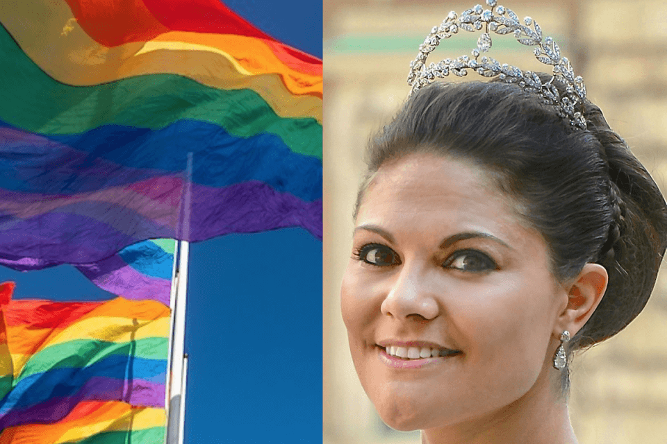 Vittoria di Svezia, la Principessa apre lo Stoccolma Pride 2020