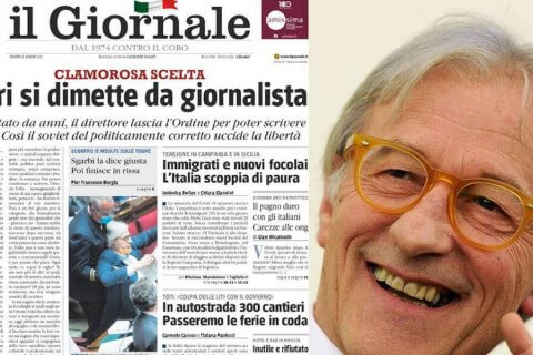 Vittorio Feltri si dimette dall'Ordine dei Giornalisti e Il Giornale lo tramuta in martire - Vittorio Feltri - Gay.it