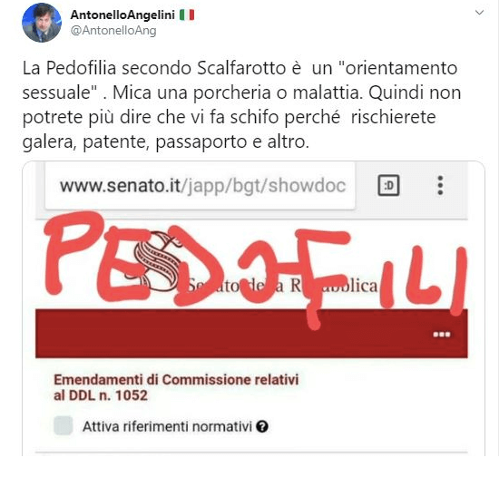 Diego Fusaro getta fango sulla legge contro l'omotransfobia: 'il testo protegge i pedofili' - ma è una fake news - fusaro legge - Gay.it