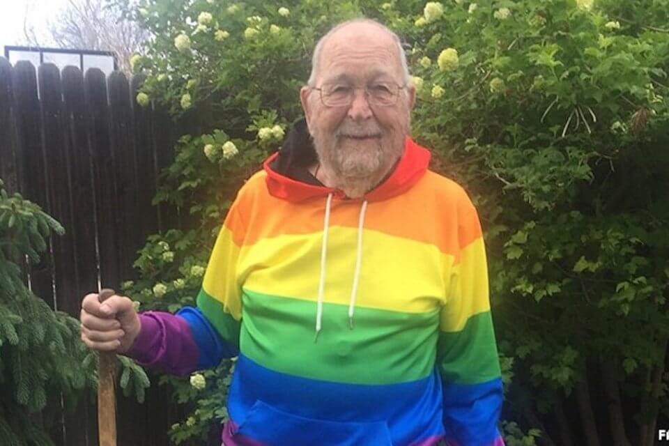 Nonno 92enne fa coming out dopo una vita vissuta nella paura - kenneth lede - Gay.it