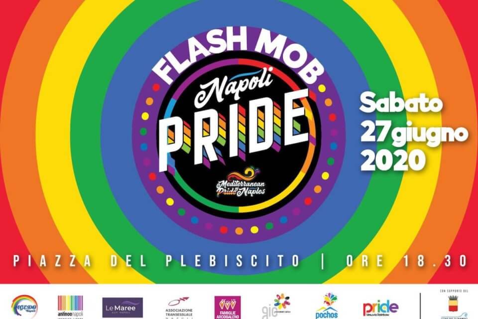 Napoli, flash-mob in piazza contro l’omotransfobia il 27 giugno