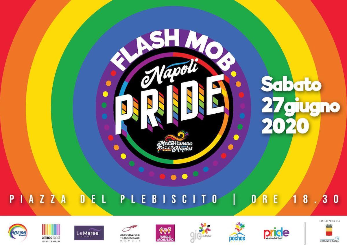 Napoli, flash-mob in piazza contro l’omotransfobia il 27 giugno