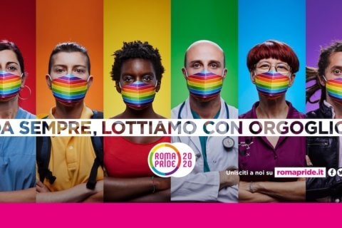 Roma Pride 2020, il Coronavirus ferma la parata ma non l’orgoglio - documento politico, spot e manifesto - roma pride - Gay.it