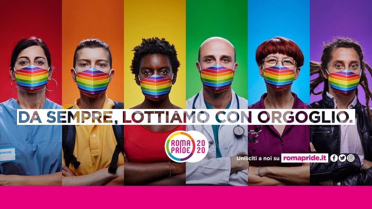 Roma Pride 2020, il Coronavirus ferma la parata ma non l’orgoglio – documento politico, spot e manifesto