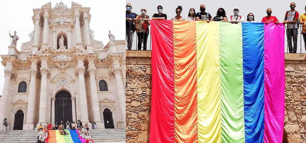 Siracusa si tinge d’Arcobaleno per celebrare il Pride
