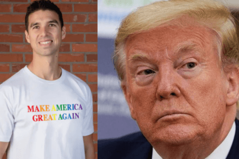 Donald Trump senza pudore, sul suo sito ufficiale in vendita magliette a tema Pride - trump pride - Gay.it