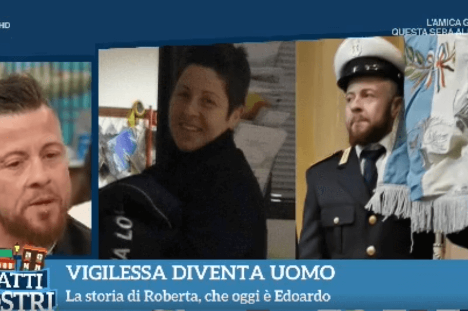 Rocca di Papa, scritte transfobiche nei confronti del poliziotto Edoardo Cofani - Edoardo Cofani - Gay.it