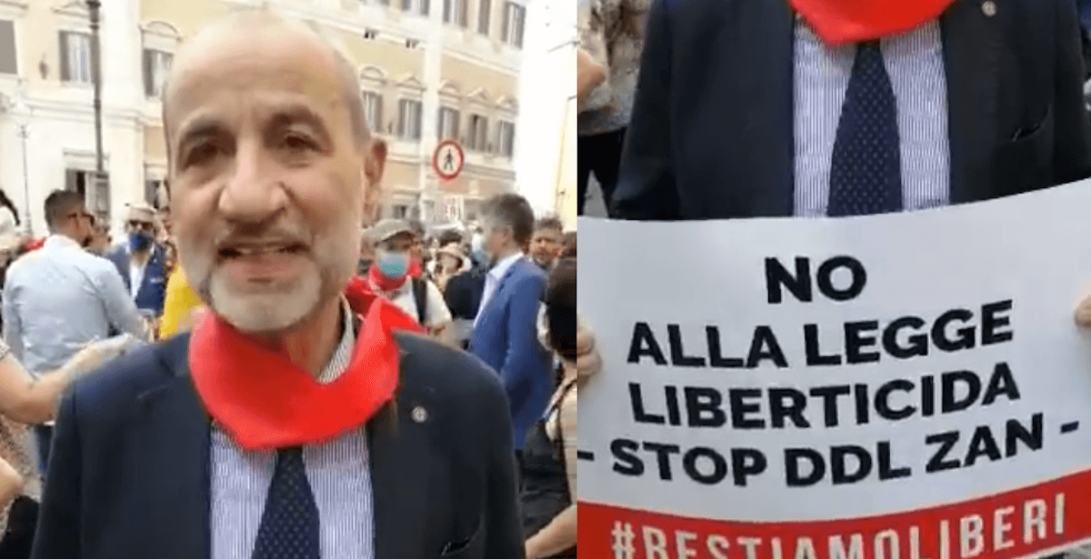 Massimo Gandolfini del Family Day, “non siamo omofobi, DDL Zan antidemocratico, illiberale e liberticida” (ma è la solita bugia)