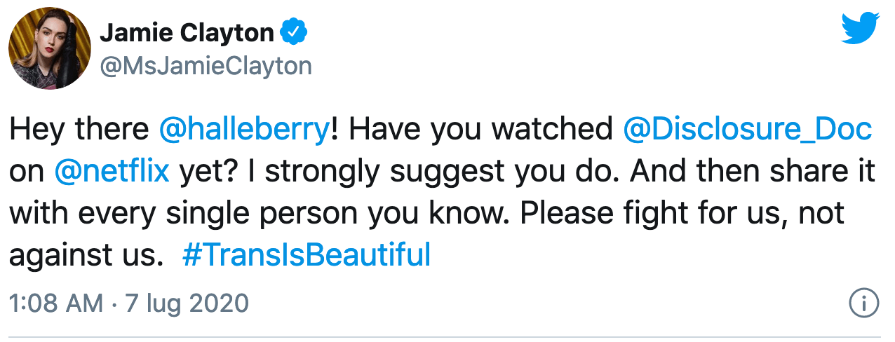 Halle Berry, "voglio interpretare un uomo trans in un film": dopo le polemiche il passo indietro e le scuse - Schermata 2020 07 07 alle 14.09.12 - Gay.it
