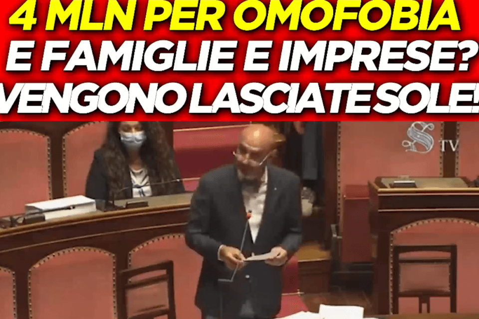 Simone Pillon al Senato contro il DDL Zan: "4 milioni di euro per 33 casi l'anno di presunti discriminati" - video - Simone Pillon - Gay.it